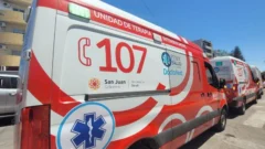 Violento choque en Calle 5: un menor fue hospitalizado
