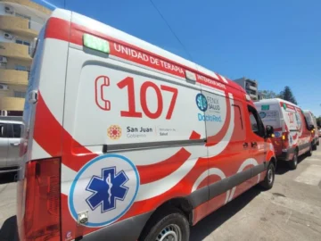 Una bebé y una embarazada, heridas en fuerte choque en Rawson