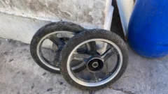 Engancharon a un sanjuanino con una moto desmantelada