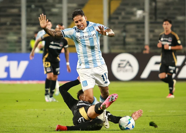 Racing empató con Colo Colo por 1 a 1 en la Copa Libertadores