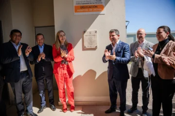 Orrego inauguró una nueva delegación del Registro Civil en Jáchal