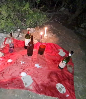 Terrible: en San Juan, rescataron a un perro maniatado en un ritual de brujería