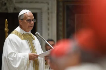 El papa León XIV pidió por la paz y rezó por las familias