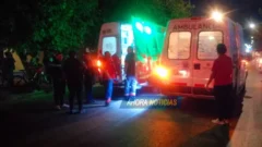 Violento choque en Albardón