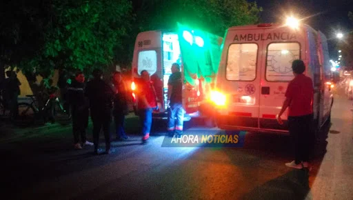 Violento choque en Albardón