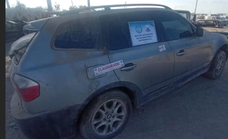Secuestran una BMW X3 con adulteraciones en Rawson