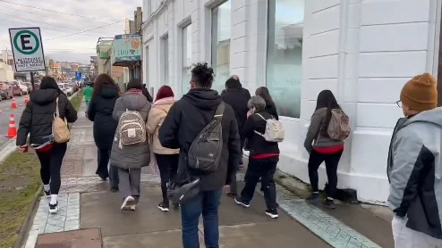 Videos: tras el terremoto en Chile así fue la evacuación por alerta de Tsunami