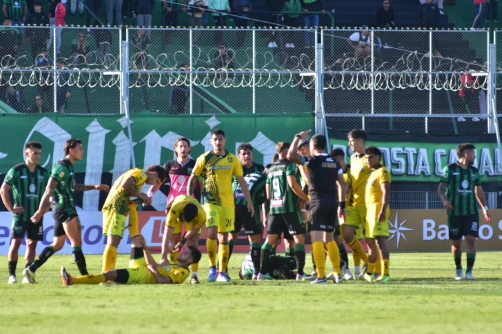 San Martín vivió una pesadilla: cayó ante Aldosivi, jugó con dos menos y le anularon un gol