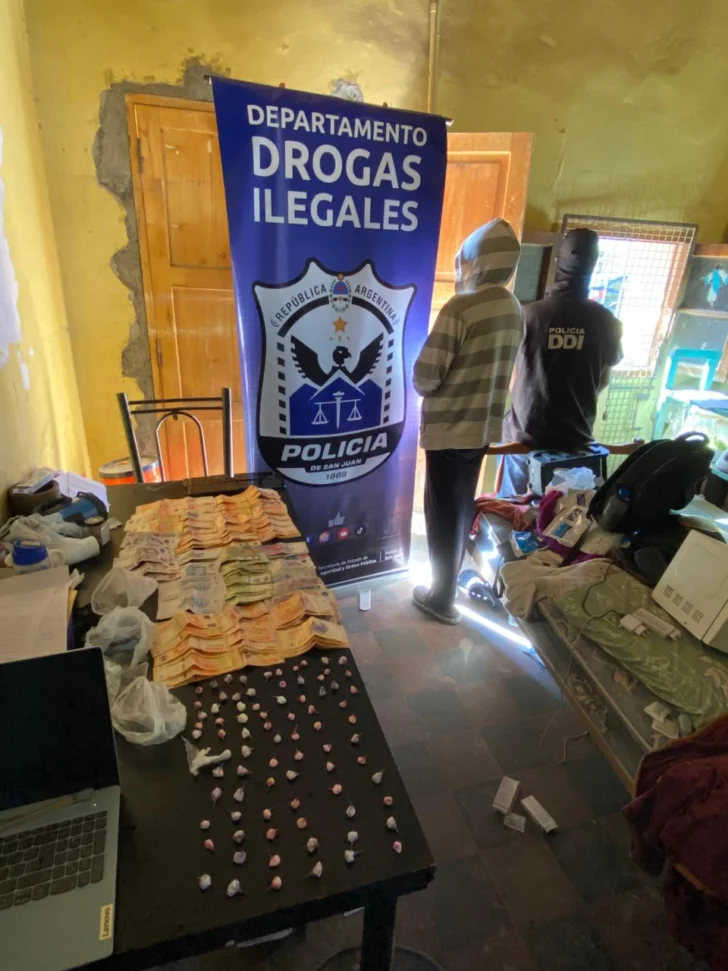Desmantelaron puntos de venta de droga en Rivadavia