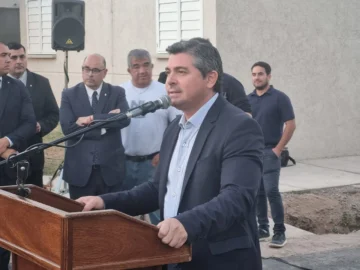Inauguraron obras de pavimentación en el Barrio STOTAC de Rawson