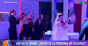 Casamiento en Gran Hermano: hubo sorpresas al momento de tirar el ramo