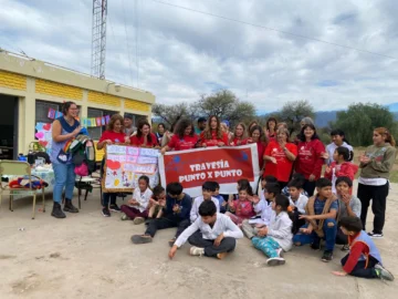 La Travesía Punto por Punto llegó a una escuela de Valle Fértil