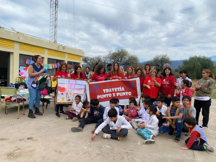 La Travesía Punto por Punto llegó a una escuela de Valle Fértil