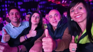 Peluc presente en los festejos de Milei y Adorni en CABA