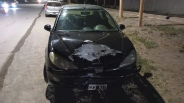 Siniestro vial en Caucete: dos vehículos y un fuerte impacto