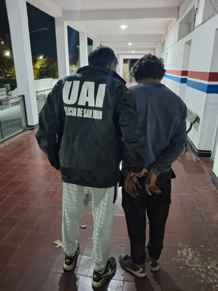 Cayó un prófugo en Pocito: tenía condena por robo y hurto