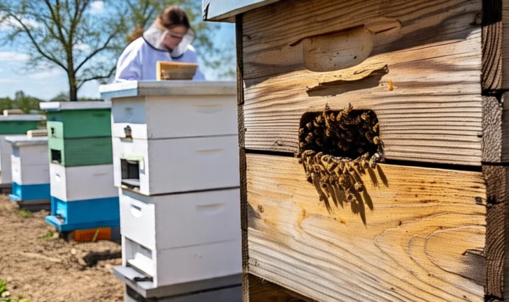 Producción de abejas reinas: crean un banco genético apícola en la Escuela de Enología