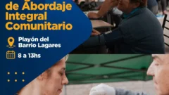 El barrio Lagares, epicentro de un Abordaje Integral Comunitario
