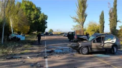 Quiso escapar tras choque frontal en el que murió una mujer
