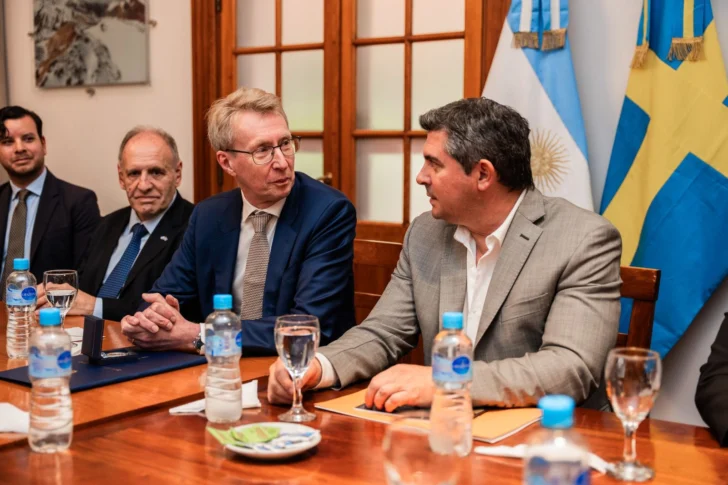 Orrego recibió al embajador de Suecia en Argentina