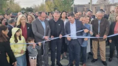 Plan provincial de pavimentación: Rivadavia inauguró una obra de casi 12 mil metros cuadrados