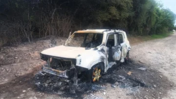 Horror: encontraron un jeep con dos personas calcinadas