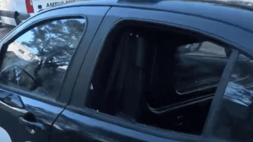 Murió un presunto ladrón que rompió el vidrio de un patrullero para escapar