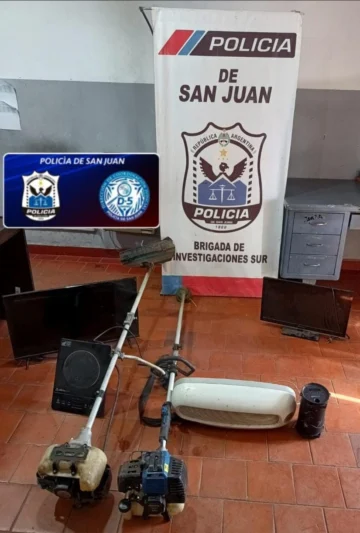 Allanamiento en Médano: buscan a los dueños de varios elementos robados