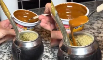 Mate con dulce de leche, una tendencia que moviliza en las redes