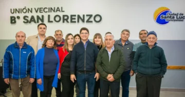 Santa Lucía: remodelaron la Unión Vecinal del Barrio San Lorenzo con inversión municipal de $19 millones