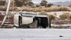 Volcó una camioneta en Jáchal