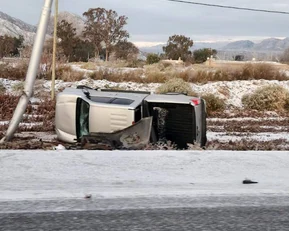 Volcó una camioneta en Jáchal