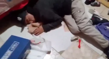Video: entró a robar, se quedó dormido y los dueños lo filmaron