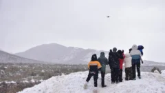 Nevó en San Juan: un espectáculo invernal en fotos
