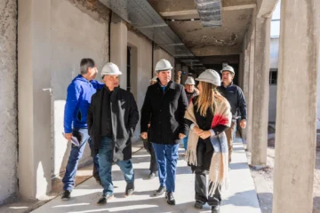 Hospital de Calingasta: el nuevo edificio tiene 49% de avance