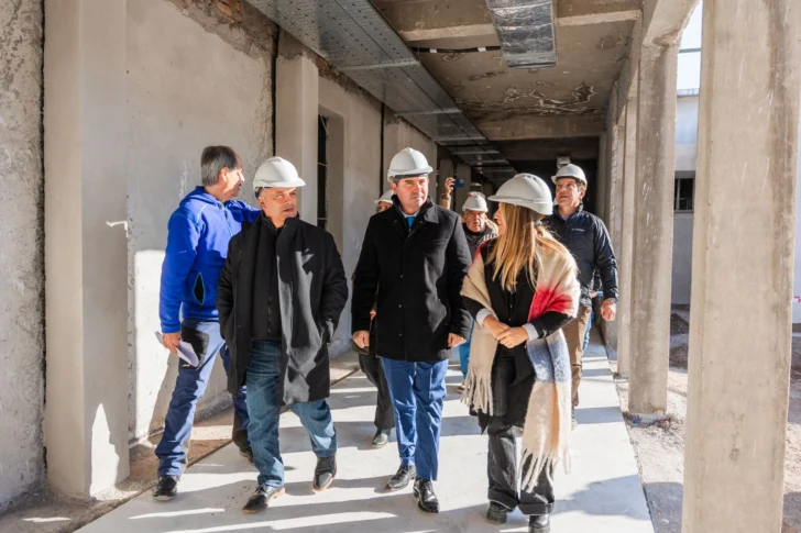 Hospital de Calingasta: el nuevo edificio tiene 49% de avance