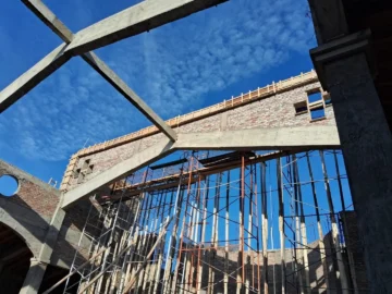 En fotos: se concretó una nueva etapa en la obra del Santuario de San Expedito