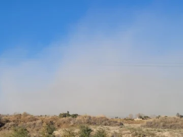El SMN lanzó Alerta Amarilla para una parte de San Juan por viento