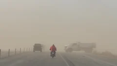 Llegó el fuerte viento a San Juan