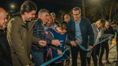 Munisaga inauguró la remodelación del Paseo Vidart