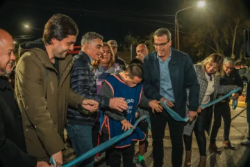 Munisaga inauguró la remodelación del Paseo Vidart