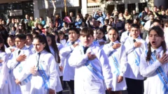 Emocionante: las postales que dejó la Promesa a la Bandera en Santa Lucía