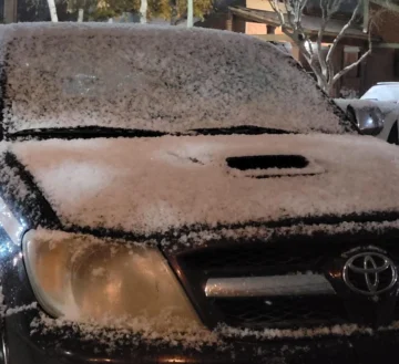 La nieve fue protagonista en la noche de San Juan