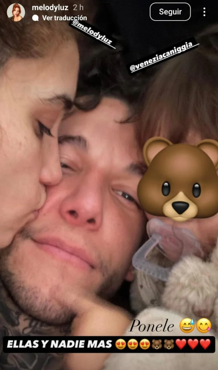 Del escándalo al perdón: Alex Caniggia y Melody Luz, juntos otra vez