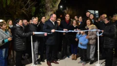 Miodowsky inauguró la plaza del barrio ATSA IV y anunció nuevos proyectos para este año