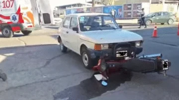 Violento choque en Capital dejó a dos heridos