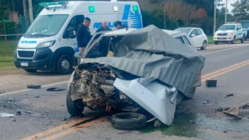 Conmoción: un joven murió en terrible choque frontal