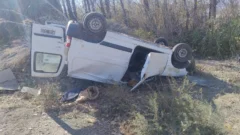 Vuelco en San Martín: un matrimonio resultó herido