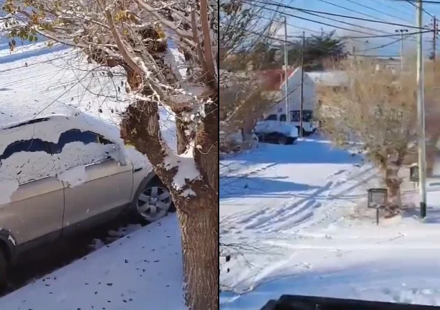 Fotos y videos: de Mendoza a Córdoba, la nieve ya se hizo sentir