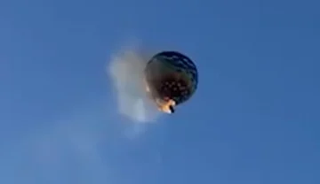 Videos del terror en el globo aerostático comenzaron a circular en X